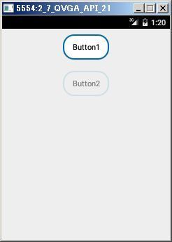 Android Sample Code】ボタンの状態によって見た目を変更する/Change 